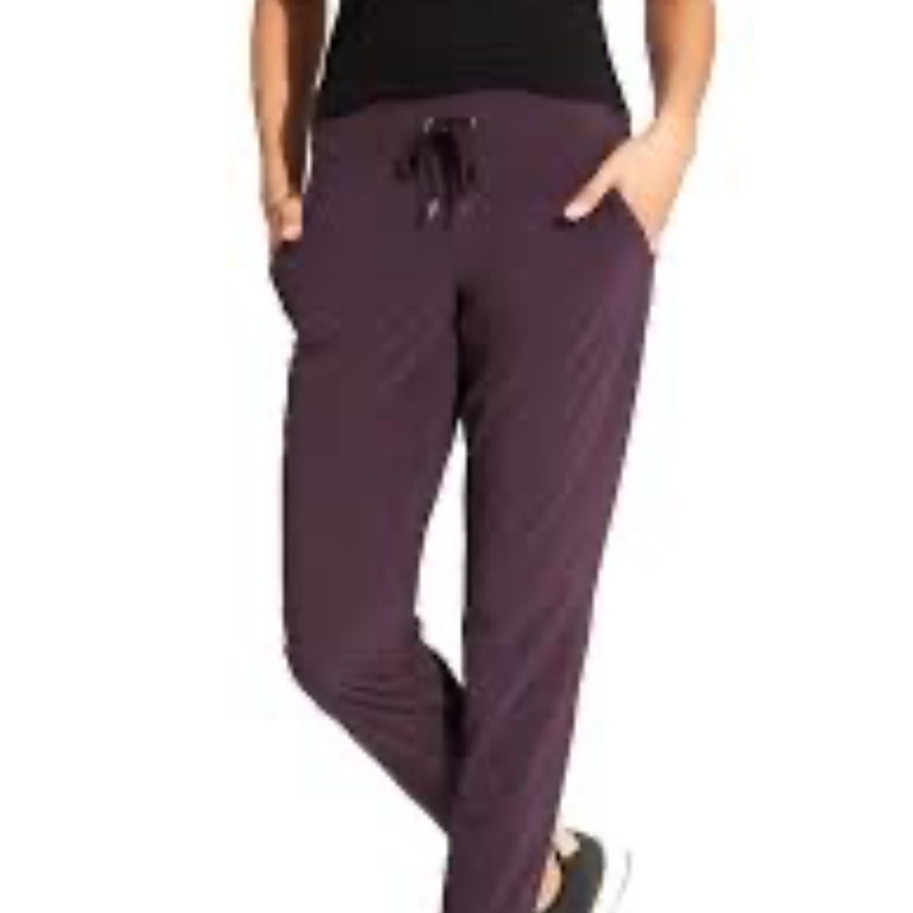 Athleta dark wine woman pants